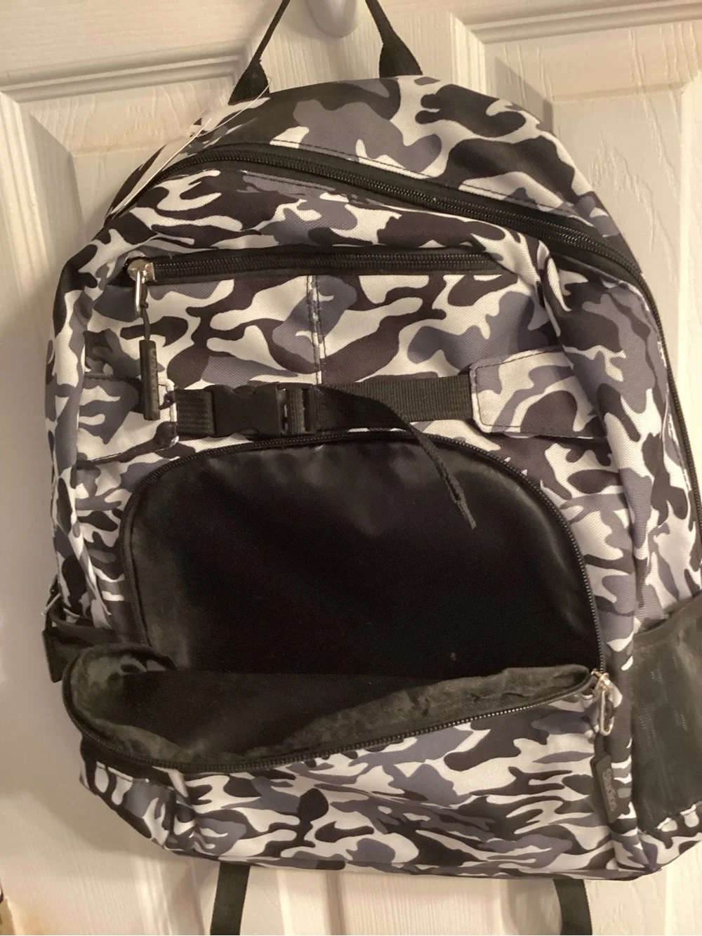 Universal Studios,Black & Gray Camo Backpack 🎒 Never Used